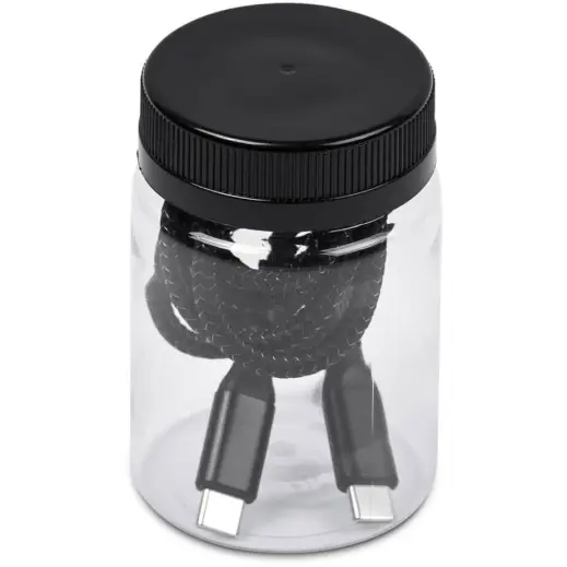 Altitude Nitty Fast Charge Type-C to Type-C Charging Cable in Jar Jar Top